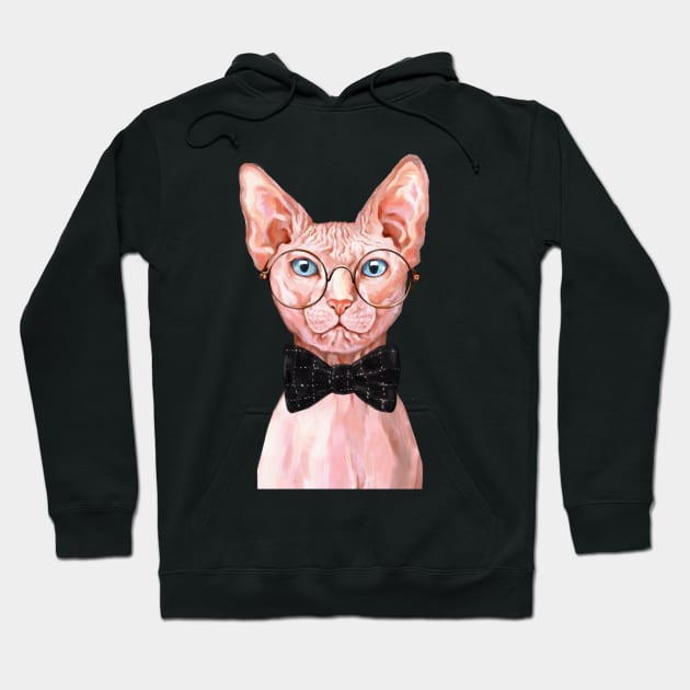 Intelligent Sphynx Hoodie by bignosework